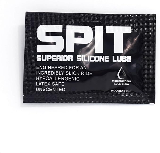 SPIT Silicone Based Lube Personal Lubricant Trial Sachet Non Sticky