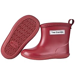 Tree Grandpa Toddler Rain Boots Size 7 for Boys