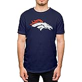 Hybrid Sports NFL - Denver Broncos - Distressed Team Logo - Men's and Women's Short Sleeve T-Shirt - Size 3 X-Large Denver Broncos - Navy