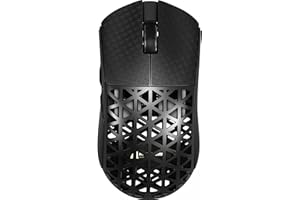 ATTACK SHARK R5Ultra 8K Wireless Gaming Mouse with 42,000 DPI -PAW3950 MAX Sensor -39g Ultra-Lightweight Carbon Fiber -Nordic 52840 MCU Chip-Wired/BT/2.4GHz Wireless Programmable Mouse Griptape for PC/Mac (Black)