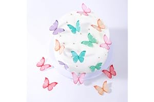 Edible Butterflies for Cake Decorating Butterfly Cupcake Toppers Wafer Paper Butterflies Edible Butterfly Cake Decorations fo