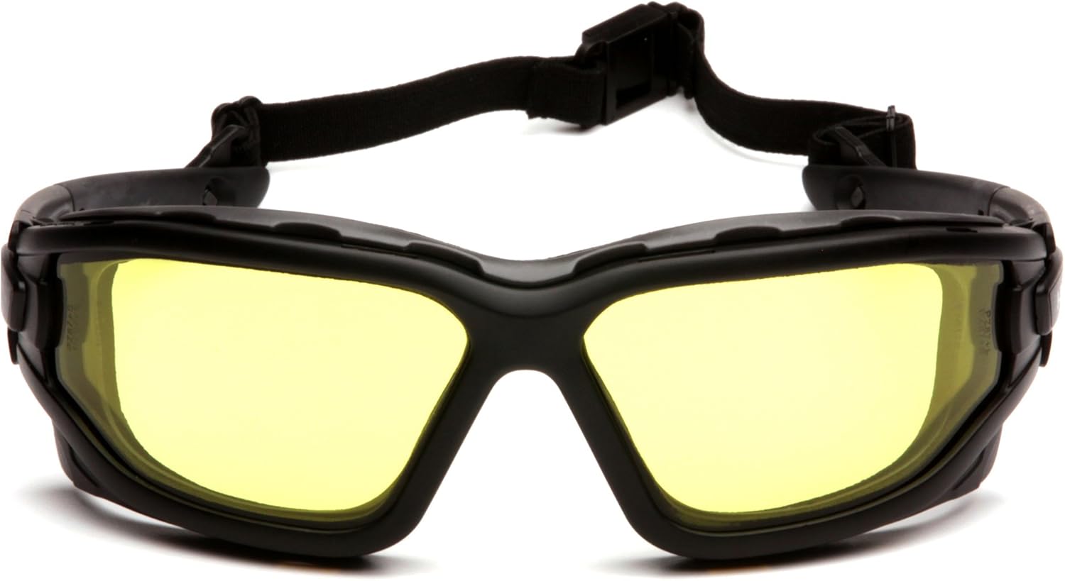 Pyramex I-Force Sporty Dual Pane Anti-Fog Goggle, Black Frame/Amber Anti-Fog Lens: Sports & Outdoors