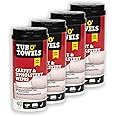 Tub O' Towels Carpet & Upholstrey Cleaning Wipes, 7" X 8", 40-Count Wipes, 4-Pack