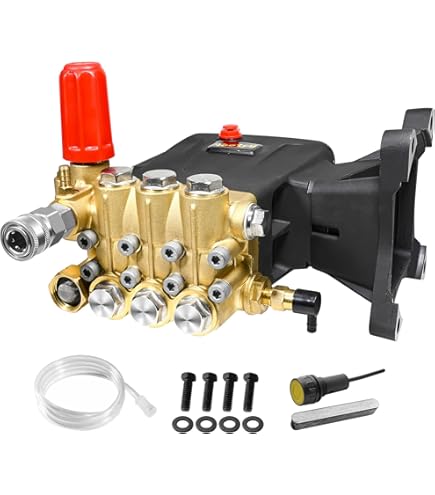 Amazon.com : Comet Triplex Plunger Pump Gas Flange, ZWD4040G, 4