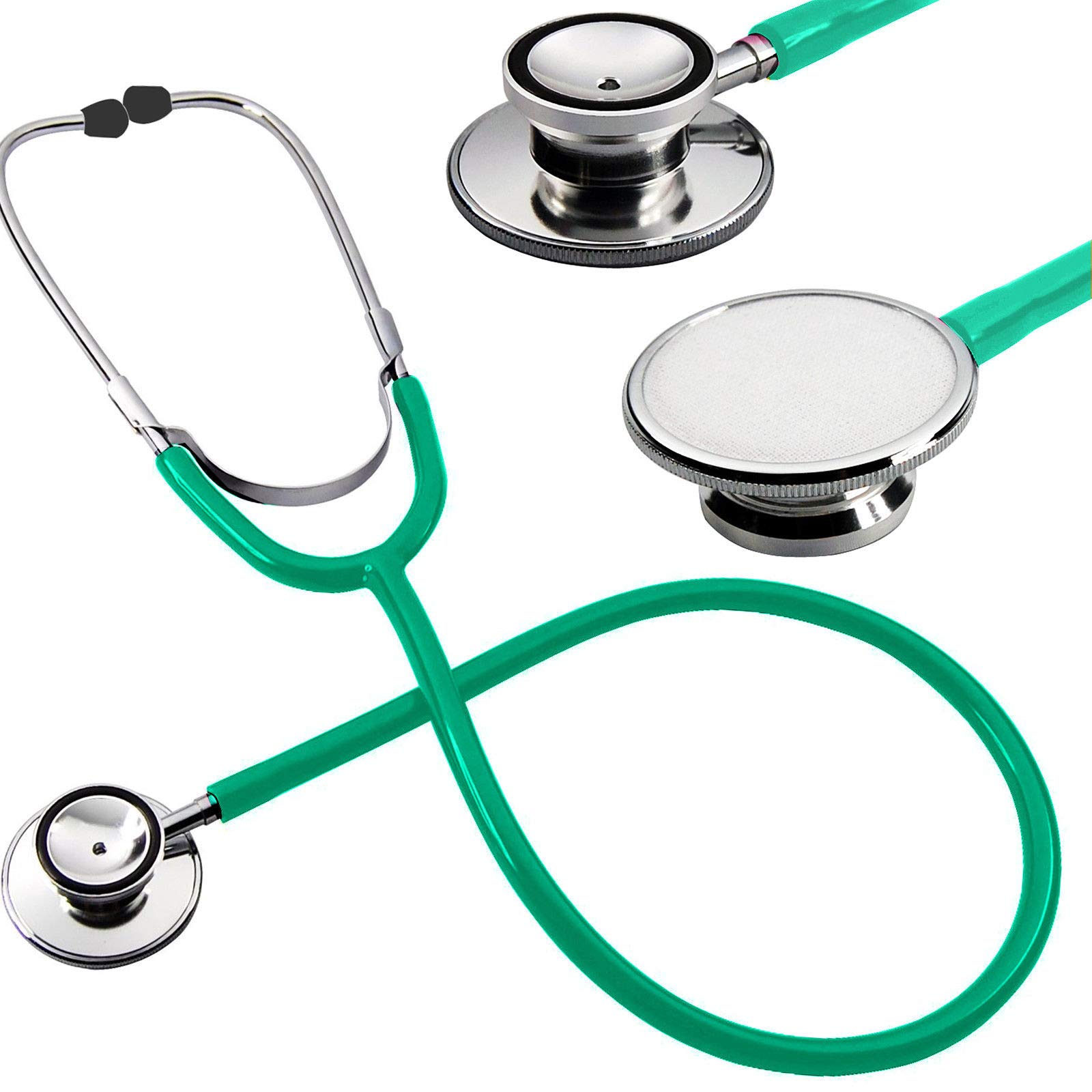 EXCITES Pro Dual Head EMT Stethoscope for Doctor Nurse Vet Medical Student Health Blood (Green)