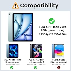 MoKo for iPad Air 6th Generation 11-inch Case