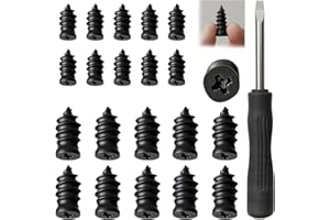 Fodeuxp Tire Repair Nails Kit with 2 Sizes, 2025 New Vacuum Tire Repair Rubber Nail, Screw in Tire Repair Plugs, Fast Self-Service Tire Repair Tools for Car, Motorcycle, Truck (20 Pcs)