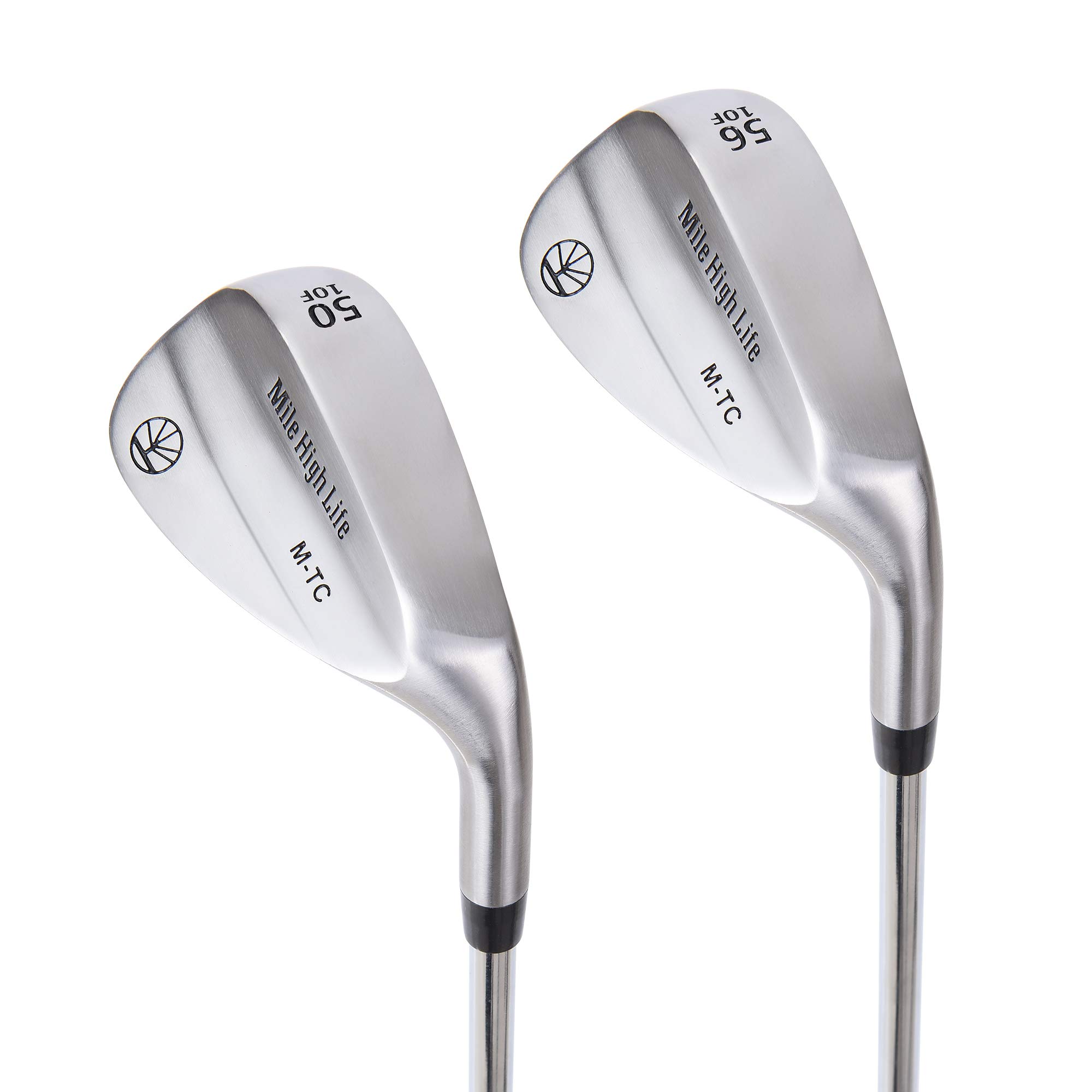 Mile High Life | Entry Level Golf Sand Wedge Sets | Beginner’s Golf Gap Wedge Sets | Lob Wedge Golf Clubs for Men & Women (50/56 Degrees Set)