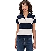 Madewell Women's Pieced Boxy Polo Tee