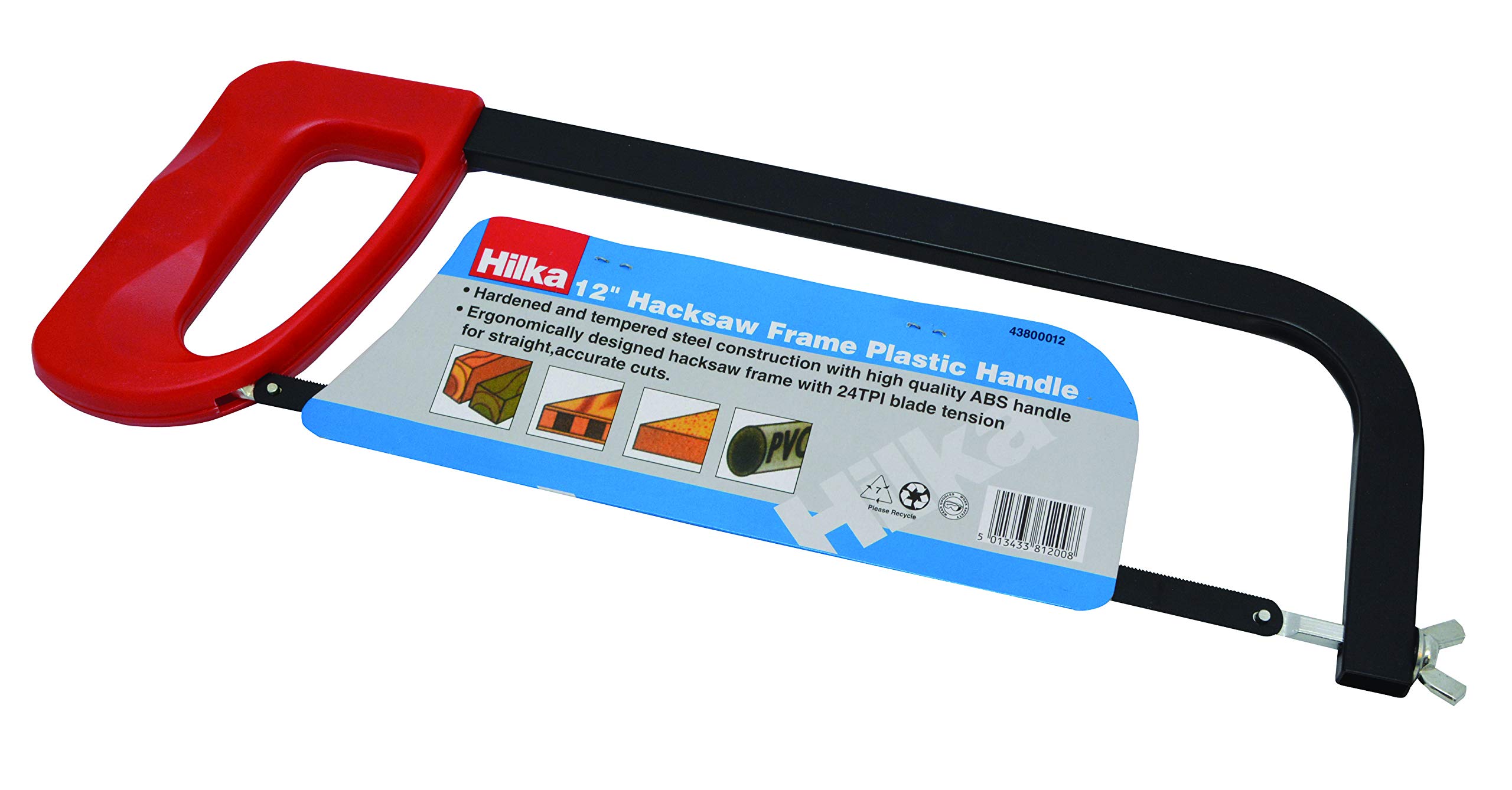 Hilka 43800012 12" Hacksaw FRAM Plastic Handle