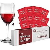V7T7V7 Wine Sulfite Filters To Remove Sulfite And Histamine, Eliminate Headaches, Wine Purifier Reduce Wine Allergies, Gifts Accessories for Red Wine (12 Pack)