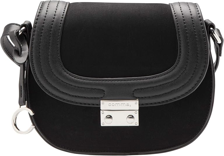 Code Promo Mes Bagages Point Noir comma Upbeat Sac bandoulière pour femme Noir Taille unique: Amazon.fr