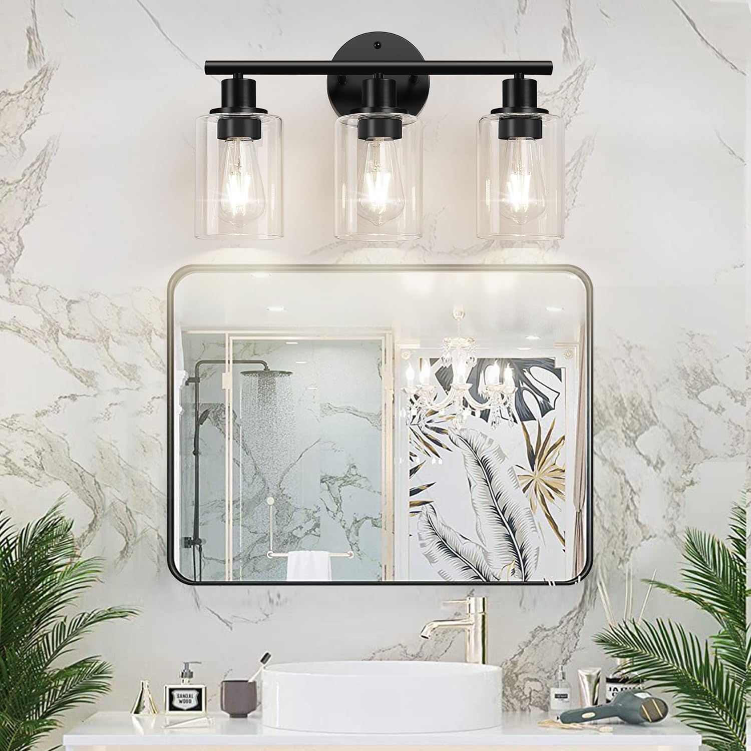 3-Light Bathroom Light Fixtures, 17.23