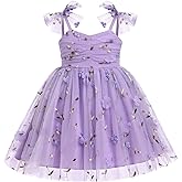 IDOPIP Baby Girl Tutu Dress Summer Sleeveless Backless Princess Birthday Party Dresses Toddler Pageant Smocked Tulle Sundress