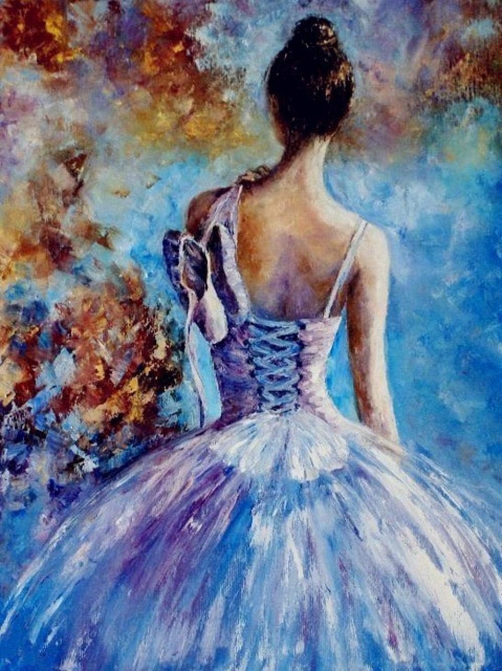 GJYAC diamond painting Jigsaw Puzzles Wooden 1000 Piece ,Ballet,For Adults Children Kids Educational Toys Gifts for family
