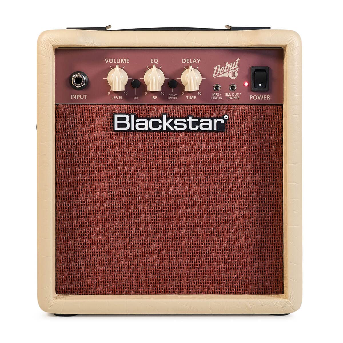 Blackstar Debut 10E Beginners Practice Electric Guitar Amplifier Combo With Delay Effect 10 Watt Headphone Input/Line In MP3 Playback