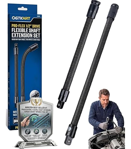 NEIKO 00249A Wobble Extension Bar Set | 9 Piece | 1/4”, 3/8”, 1/2