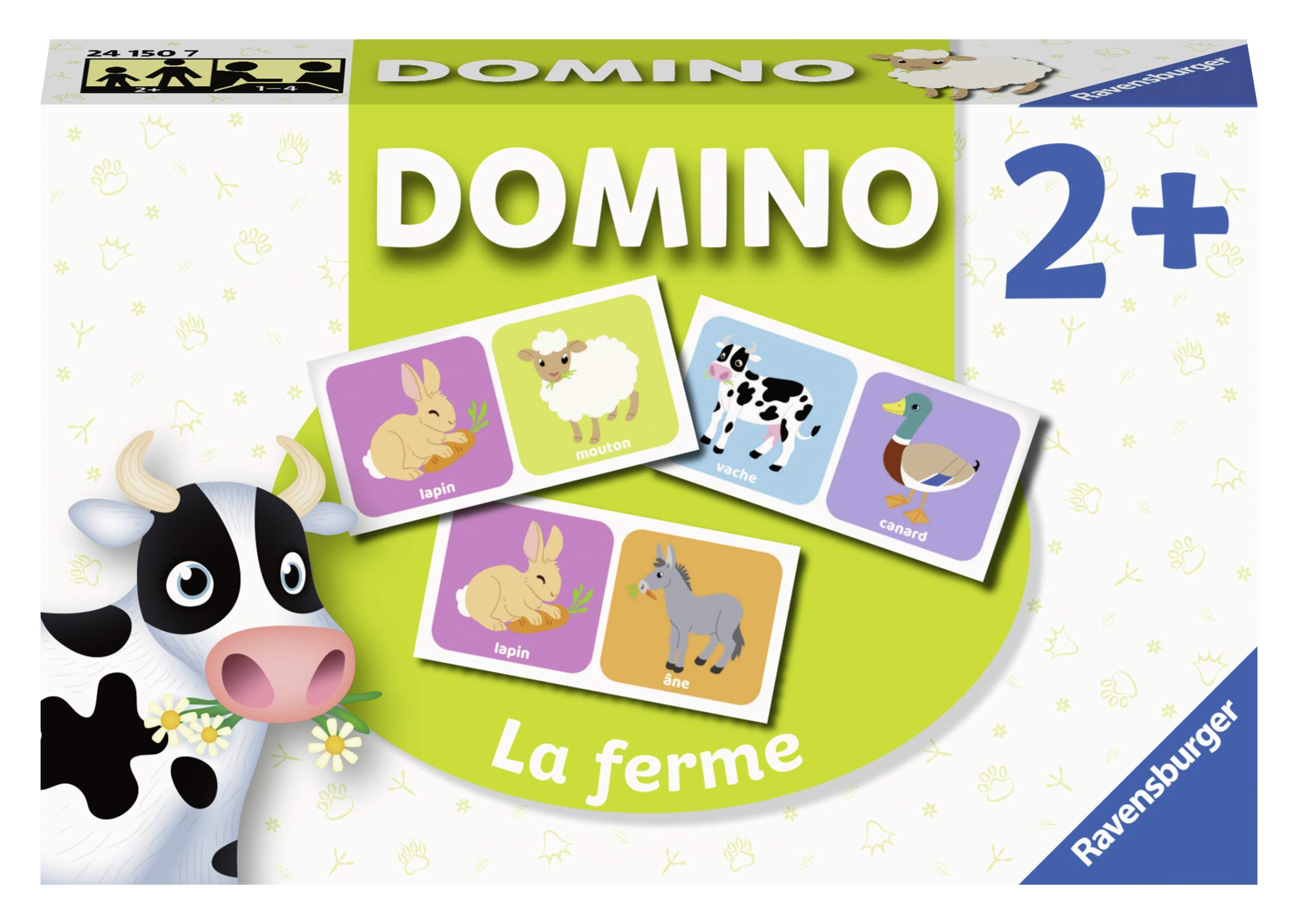Ravensburger 24150 Domino Farm Educational Game for Ages 2 and Above