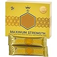 Large 12 Pack Original Honey Pack with Natural Jelly - Bee Pollen from Ginseng & Herbs, Full Box of 20G Honey | 12 Sachets Extra Strength Sachets Pouches