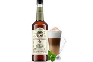 Tippleman's Irish Cream Coffee Syrup - Rich Flavor for Hot or Iced Drinks, Latte, Tea, Espresso, Cappuccino, Cocktails, & Baking - 25.4 Fl Oz