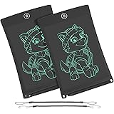 WOBEECO LCD Writing Tablet, 8.5 Inch Electronic Writing &Drawing Board Doodle Board with Lanyard for Kids and Adults at Home,
