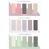 15 Pieces Bookmark, Magnetic Bookmarks for Women, Men, Book Lovers, Page Markers for Students Teachers Reading (Misty, Ocean, Emerald)