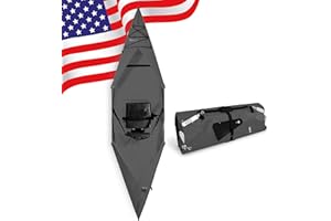 Tucktec 10' PRO Foldable Kayak - Full Size Folding Kayak - Portable Kayak for Adults - Made in USA