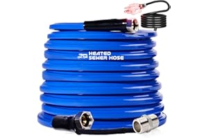 Scilulu 30FT 15FT Heated Water Hose for RV,Rv Water Hose,-45 ℉ Antifreeze Heated Drinking Garden Water Hose,Rv Accessories