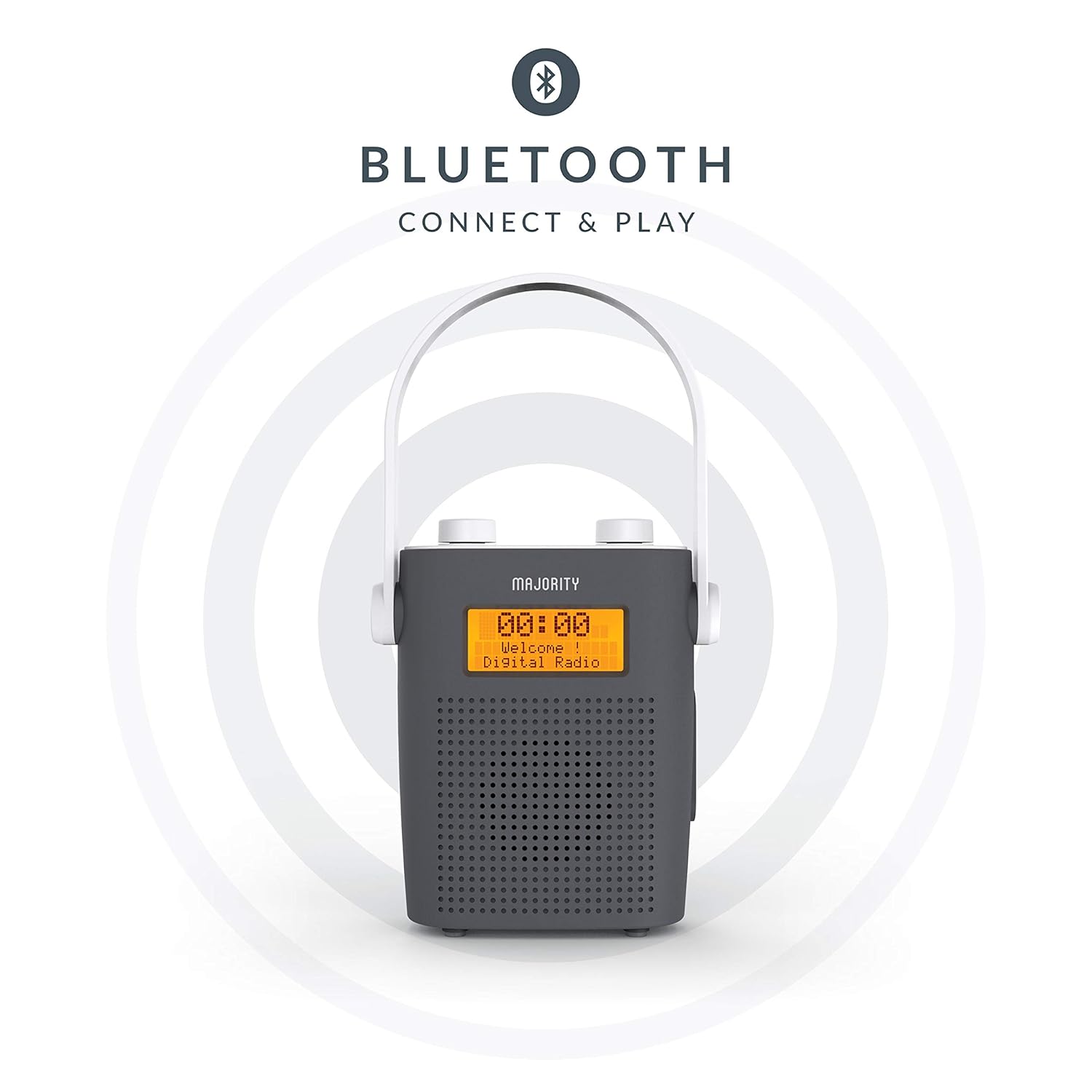 shower dab radio bluetooth