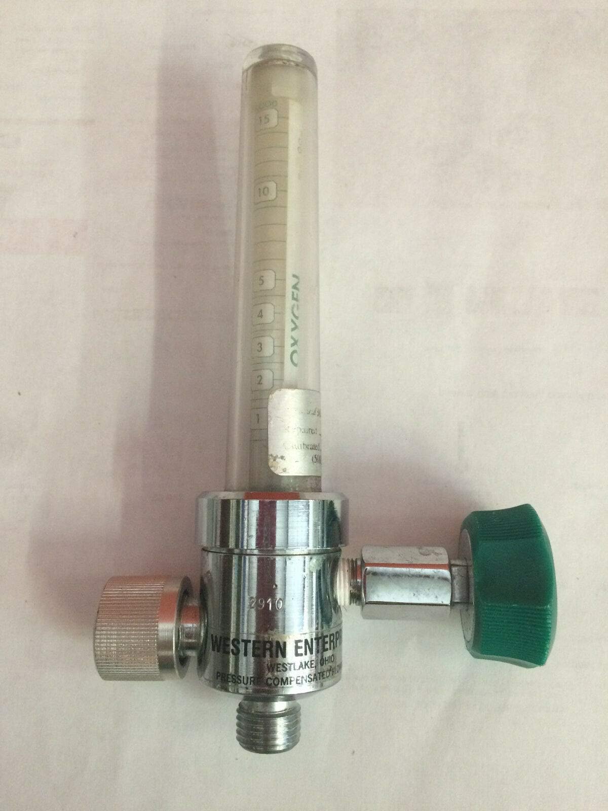 Western Enterprises Oxygen Flowmeter #2910