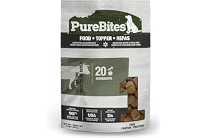 PureBites Dog Food • Topper 10.0oz (283g) | Beef Recipe | Freeze Dried in USA | Packaged and Prepared in Canada
