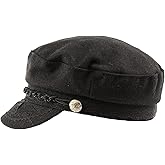 Epoch hats company Men's Greek Fisherman Sailor Fiddler Winter Wool Driver Hat Flat Cap