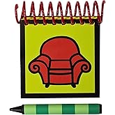 Handcrafted Handy Dandy Inspired Steve Notebook With Jumbo Black Crayon