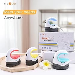 HTVRONT Mini Heat Press Machine, Small Heat Press