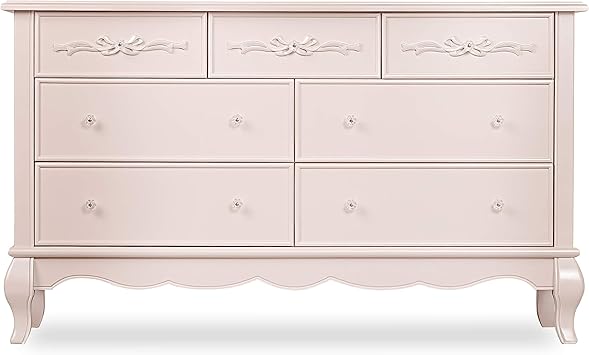 evolur aurora 7 drawer double dresser