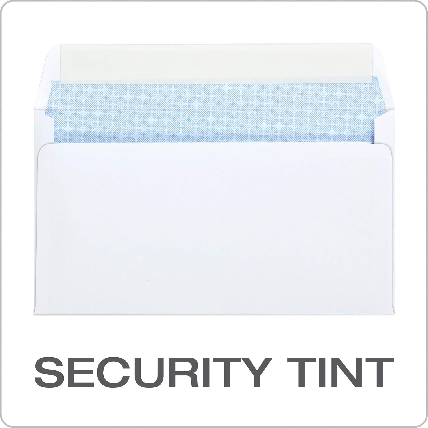 Quality Park #6 3/4 Security-Tinted Envelopes with Peel & Seal, 100-Pack, White – QUA10417 : Office Products