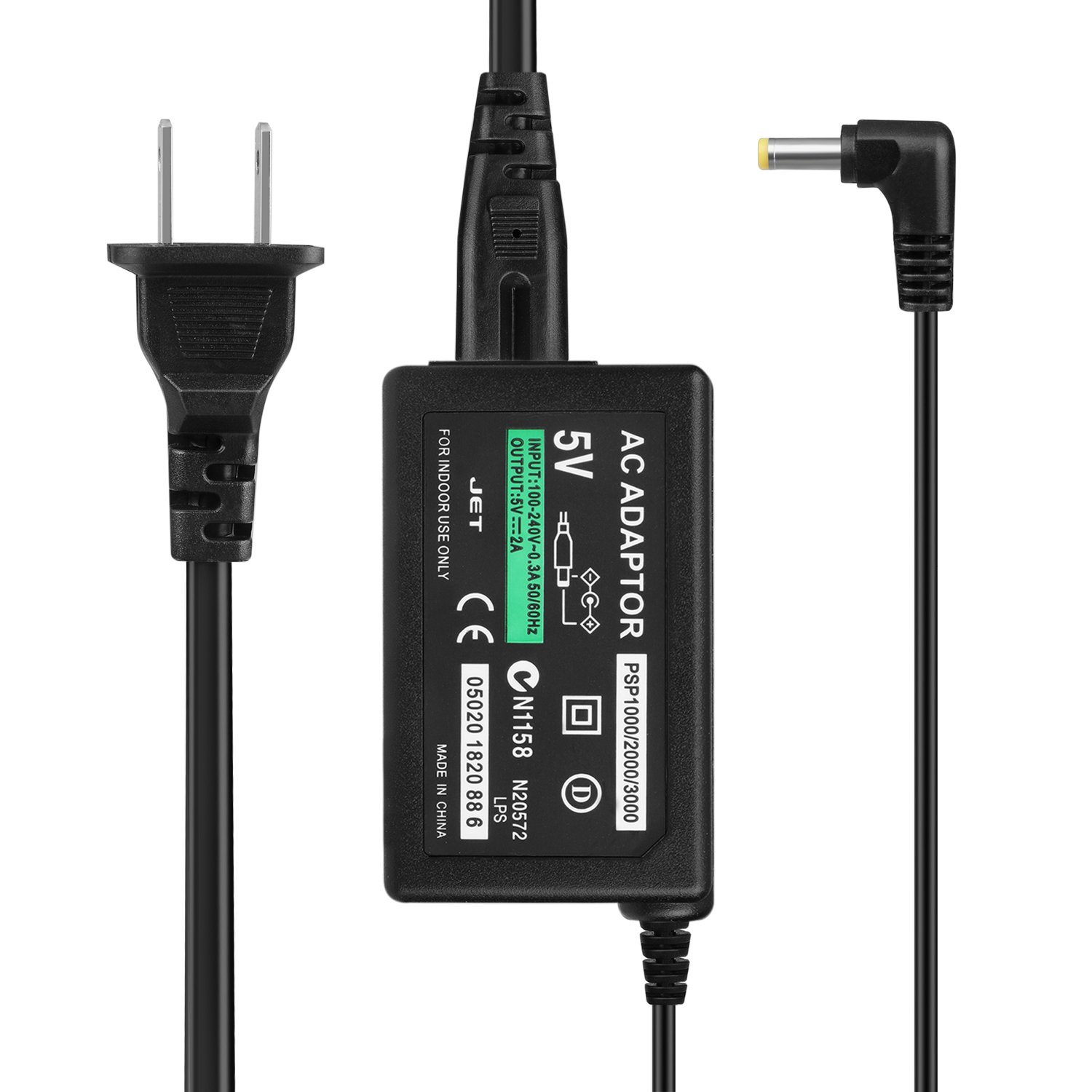 Sony PSP Black TNP PSP Charger AC Adapter Power Supply Home Wall Travel