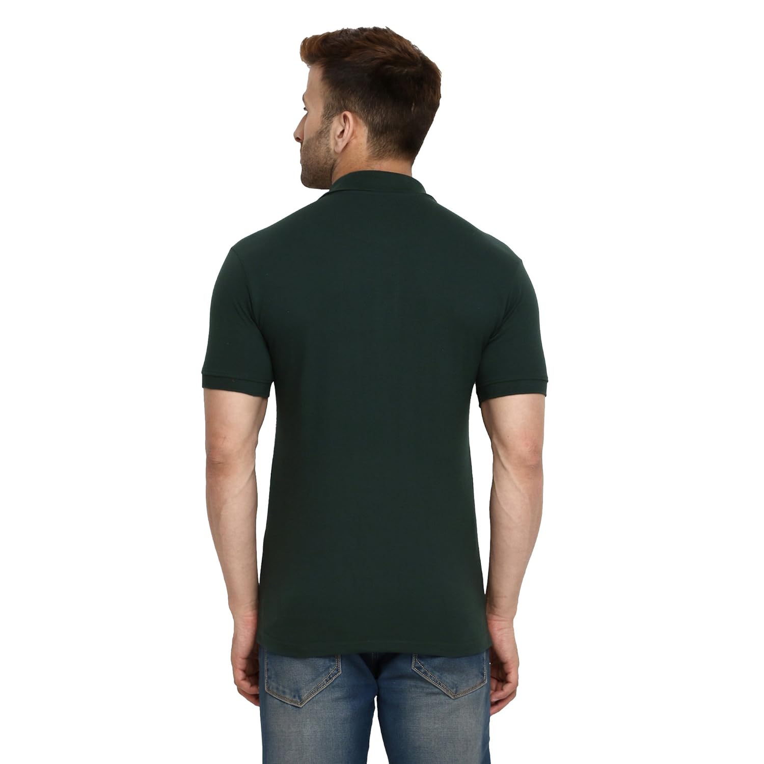 chkokko men's polycotton half sleeve polo t-shirt