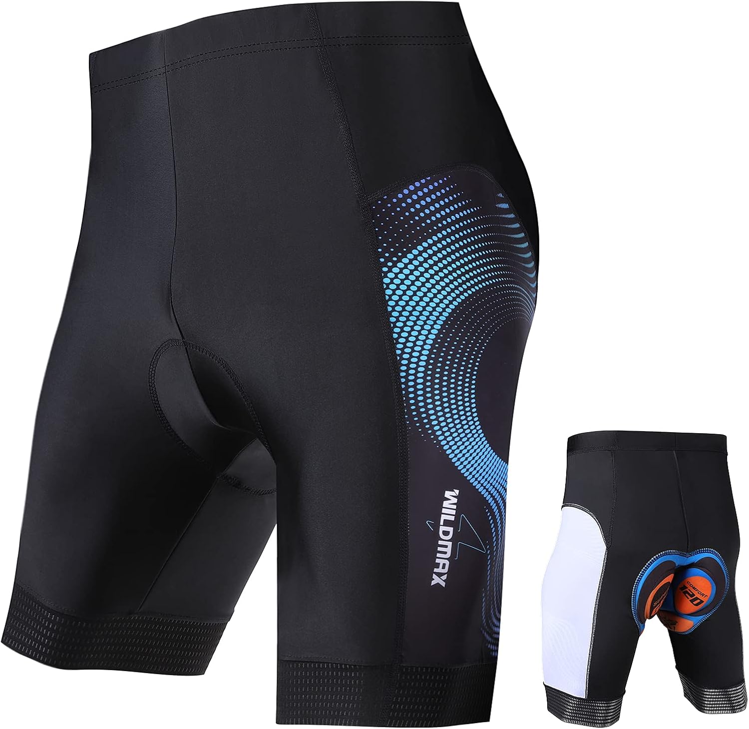 Upgrade Men's Cycling Underwear Shorts 3D Gel Padded with Anti-Slip Leg Grips: Clothing