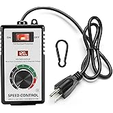 AC Motor Speed Controller 100V-120V 15A Max Variable Fan Speed Controller, Electronic Voltage Regulator for Electric Motors with Electronic Voltage Regulator &amp; LED Display, and Overload Protection