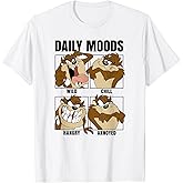 Looney Tunes Tazmanian Devil Daily Moods Panels Funny T Shirts and Tees for Men and Women