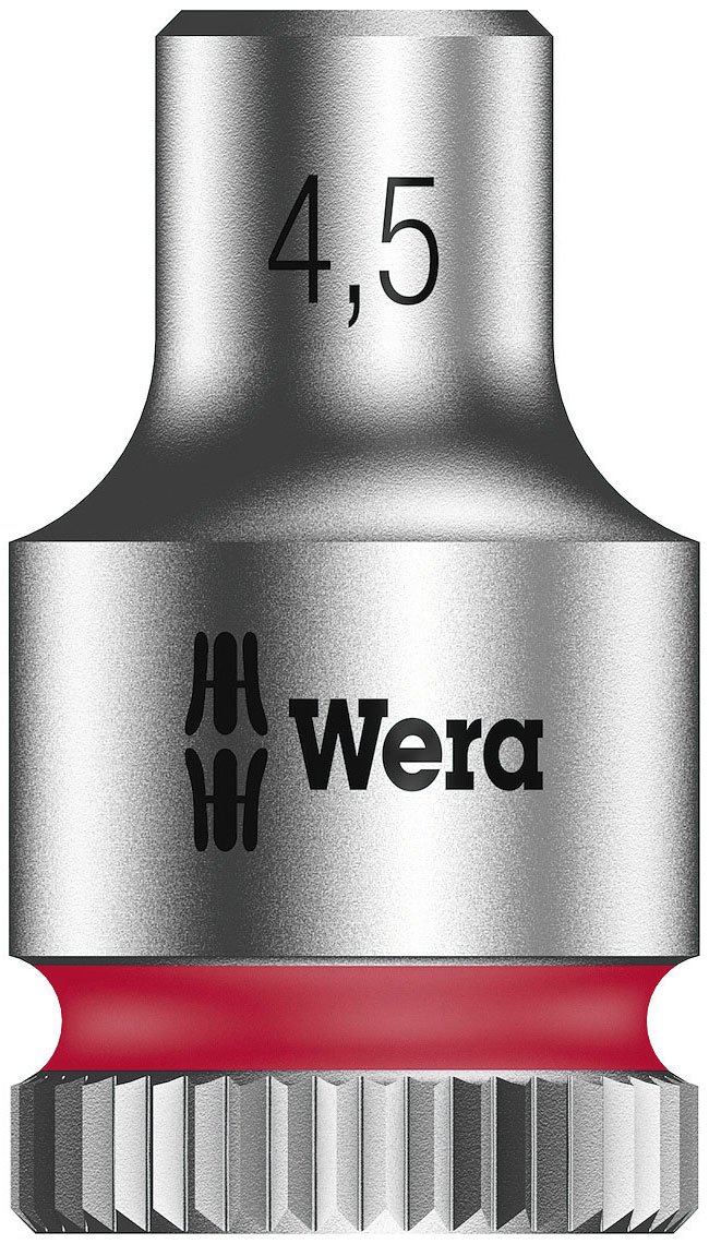 Wera 05003502001 4.5 mm 8790 HMA Zyklop Socket with Hexagon Drive - Silver