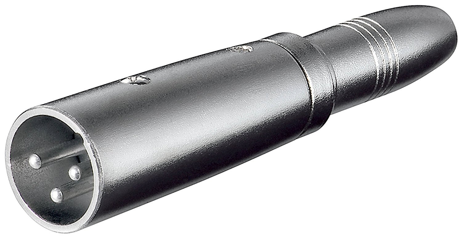Goobay 27454 XLR Adapter, 6.35mm AUX jack; female to XLR Male