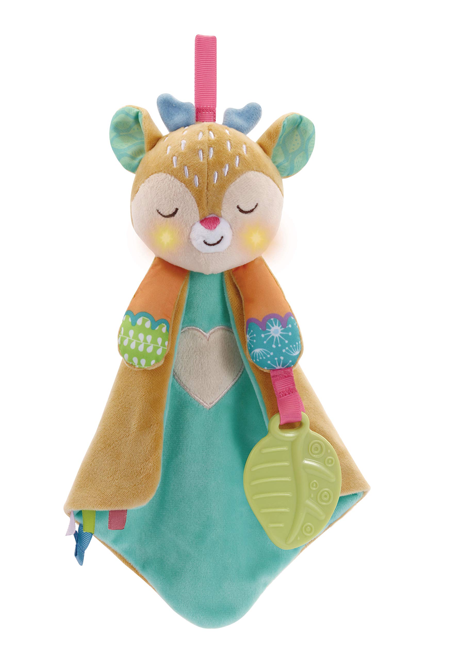 VTech Baby My Friend Fawn, Soft Toy with Baby Teether & Dummy, Soothing Blanket for Sensory Play, Lightweight Cuddly Toy with Songs & Melodies, Plush Toy for Baby Girls & Boys from Birth 1, 2 Years+