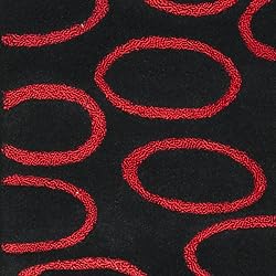 SAFAVIEH Soho Collection 2'6" x 8' Black / Red