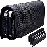 Dual Phone Case for Two Phones, One Case Two Phones, Double Layer Holster Pouch Holder with Belt Clip for iPhone 16 Pro Max, 16 Plus,15 14 Pro Max, 15 14 Plus, Galaxy S24 Ultra S24+