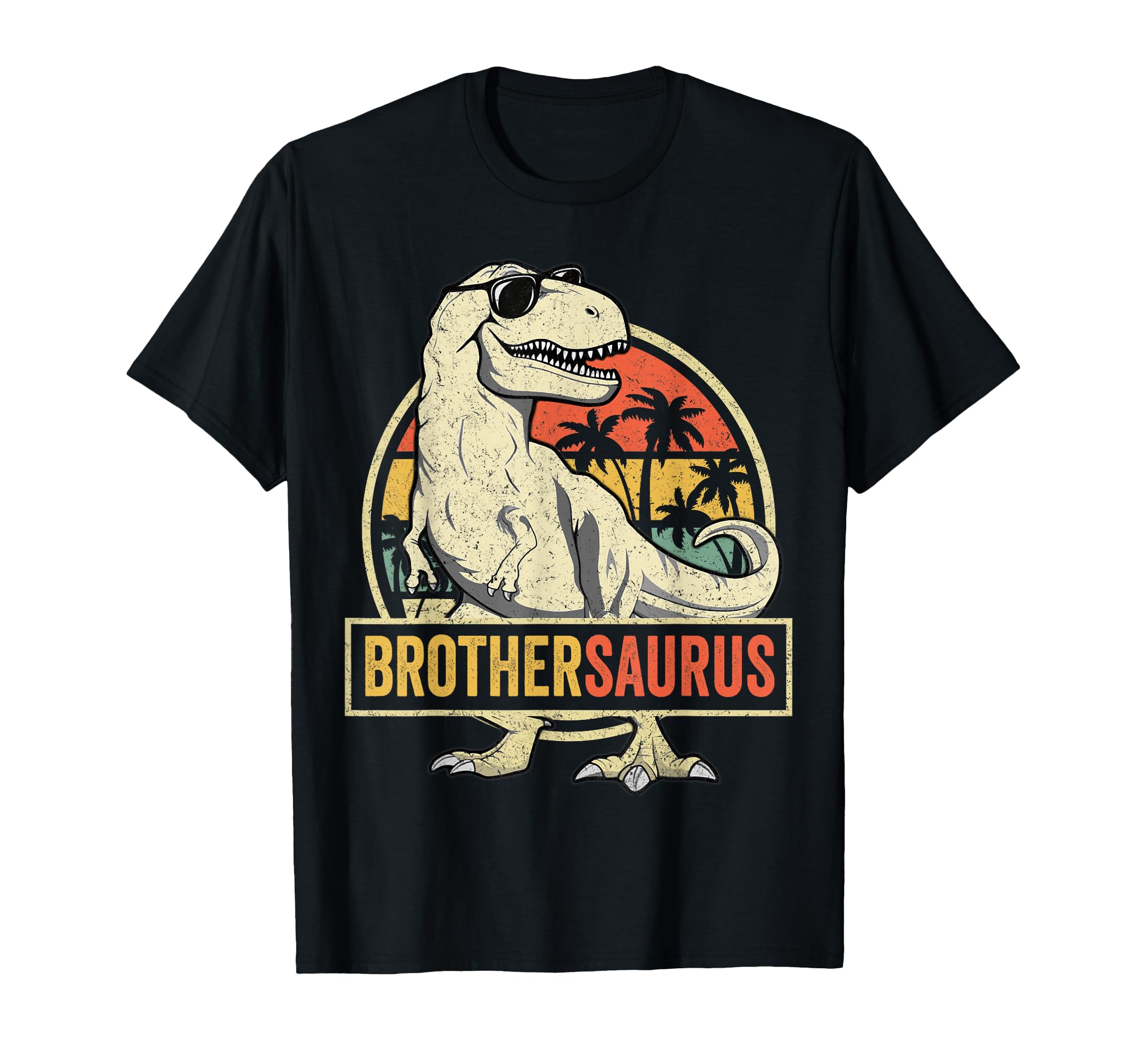 Photo 1 of Adult Brothersaurus T rex Dinosaur Brother Saurus Family Matching T-Shirt size small 
