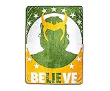 Toynk Marvel Studios Loki "Believe" Plush Throw