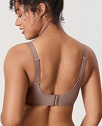 DELIMIRA Women's Cosnufy Sheer Mesh Bra Full