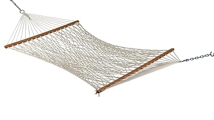 Hangit Cotton Rope Hammock (Natural Off White, 335 cm)